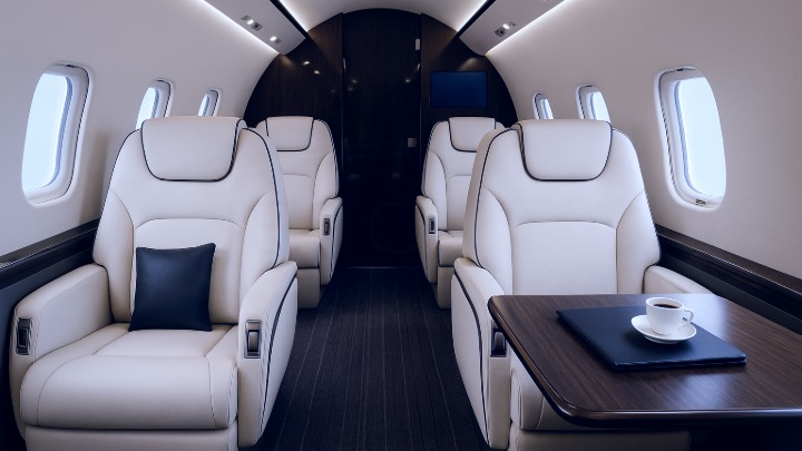 Challenger 300 Jet Interior